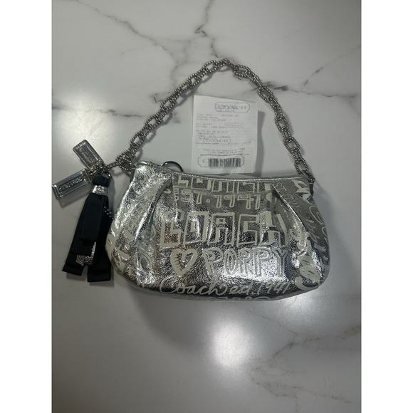 Coach Handbags - Coach Storypatch Limited Edition Silver Bag New With Tags